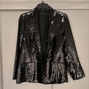 Women’s Black Sequin Blazer Jacket NWOT
